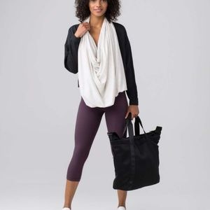 NWT Lululemon Sage Scarf Cotton Light Grey